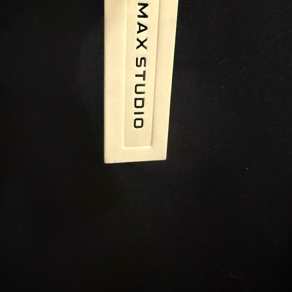 Max Studio Black Long Sleeve Dress with Pockets - Picture 4 of 6